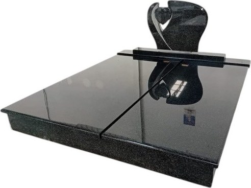 [4874] Doppelgrab Granit Regal Black