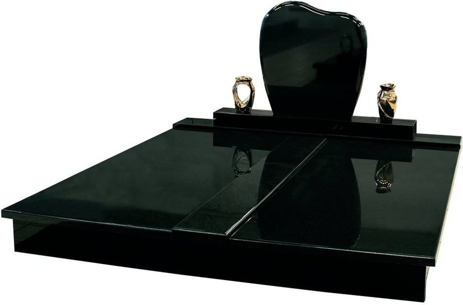 Doppelgrab Granit Nero Assoluto