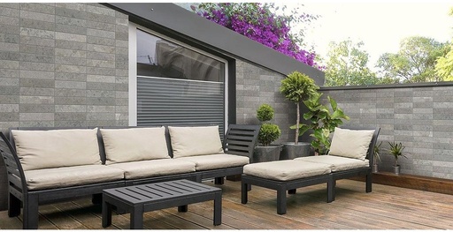 [SS-145] Keramikverkleidung Cera Panel Mineral-Steel 7,5×38,5 cm