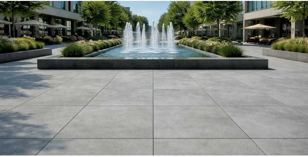 Großformatplatte Piazza Milano 3 cm