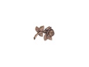 Bronze Rose für Grabmal, 7×10 cm