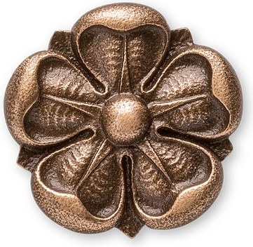 Bronze Rosa für Grabmal, Ø 3–5 cm