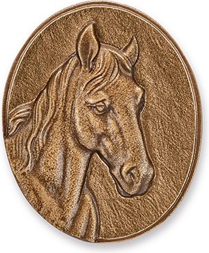 [ST-SK-18902] Bronze-Pferdekopf für Grabmal, 9,5×8 cm