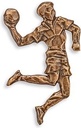 Bronze-Relief Hádzkar für Grabmal, 9×6 cm