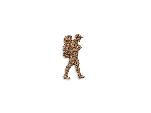 [ST-SK-18908] Bronze-Relief Pútnik für Grabmal, 8×3,5 cm oder 13×5,5 cm