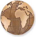 Bronze-Globus für Grabmal, Ø 9 cm oder 13 cm