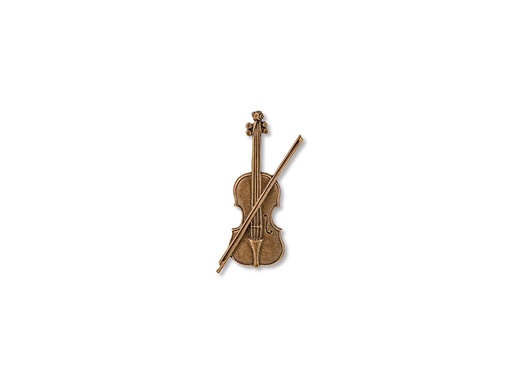 [ST-SK-18924] Bronze Violine für Grabmal, 10×5,5 cm oder 15×8 cm