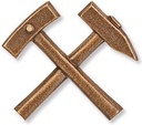 Bronze-Relief Förster für Grabmal, 7,5×8 cm oder 11×12 cm