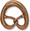 Bronze-Brezel für Grabmal, 8×7,5 cm oder 12×11 cm