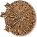 Bronze-Relief Pfeil für Grabmal, 9×8,5 cm