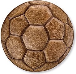 [ST-SK-18951] Bronze-Fußball für Grabmal, Ø 8 cm oder 12 cm