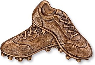 [ST-SK-18952] Bronze Fußballschuhe für Grabmal, 6,5×9,5 cm oder 10×14 cm