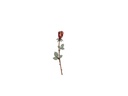Bronze Rose für Grabmal, 13–39 cm