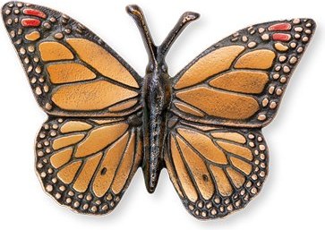 [ST-SK-20312] Bronze-Schmetterling für Grabmal, 7×10 cm