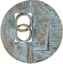 Bronze-Ringe für Grabmal, Ø 7 cm