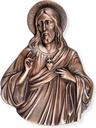 Bronze Christus für Grabmal, 16×12 cm