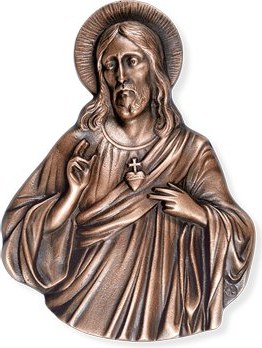 [ST-SK-20448] Bronze Christus für Grabmal, 16×12 cm