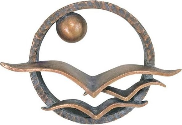 Bronze-Relief Rückkehr, 11×16 cm
