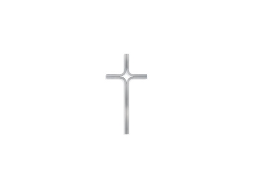 [ST-SK-20555] Grabkreuz aus Edelstahl, 40×19 cm
