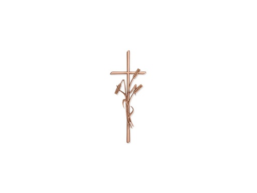 [ST-SK-20582] Grabkreuz Scriptura mit klassischen Klasen, 40×15 cm
