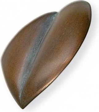 [ST-SK-20613] Bronze-Rosenblatt für Grabmal, 8×6 cm