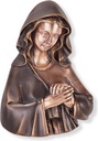 Bronze Maria für Grabmal, 14×10 cm