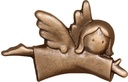 Bronze Engel für Kindergrabmal, 7×10 cm