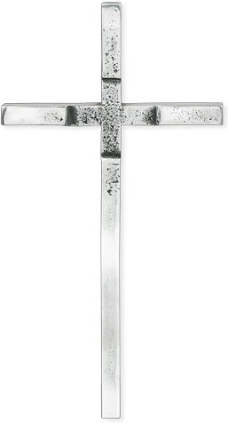 Grabkreuz aus Edelstahl, 26×13 cm