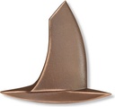 Bronze-Segelboot für Grabmal, 7×7 cm