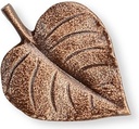 Bronze-Blatt für Grabmal, 5×4 cm