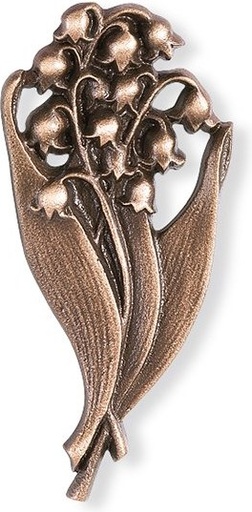 [ST-SK-20836] Bronze-Maiglöckchen für Grabmal, 10×5 cm