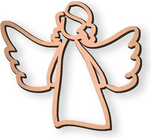 [ST-SK-20868] Bronze Engel für Kindergrabmal, 6×7 cm