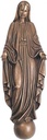 Bronzene Madonna für Grabmal, 25×8 cm oder 39×14 cm