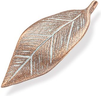 [ST-SK-20939] Bronze-Blatt für Grabmal, 8×4 cm