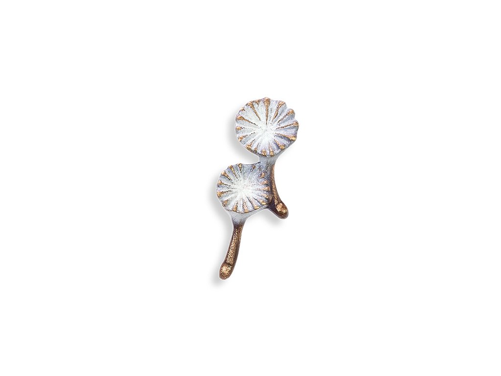Bronze Pusteblume für Grabmal, 5×2 cm