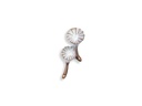Bronze Pusteblume für Grabmal, 5×2 cm
