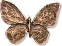 Bronze-Schmetterling für Grabmal, 6×8 cm