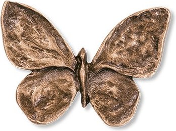 [ST-SK-20991] Bronze-Schmetterling für Grabmal, 6×8 cm