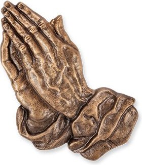 [ST-SK-22330] Bronze betende Hände für Grabmal, 5–17,5 cm