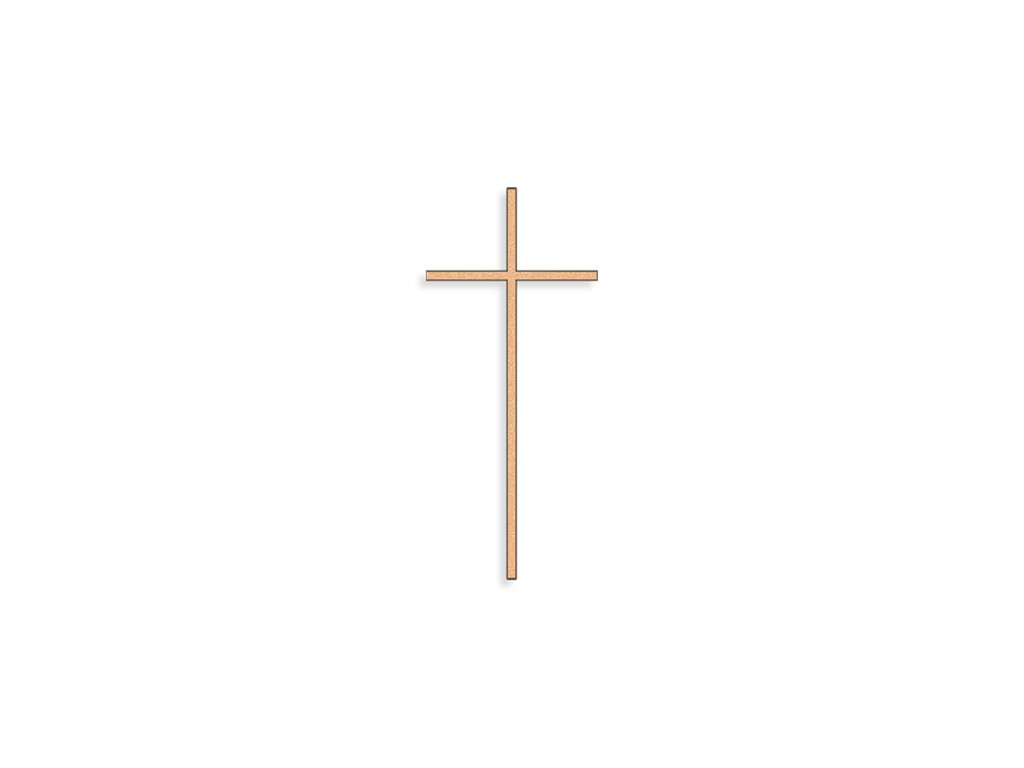 Grabkreuz mit Kristall, Bronze, 10–45 cm
