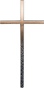 Grabkreuz Linea aus Bronze, 10–45 cm
