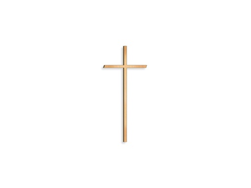 [ST-SK-26035] Grabkreuz mit Kristall, Bronze, 8–80 cm