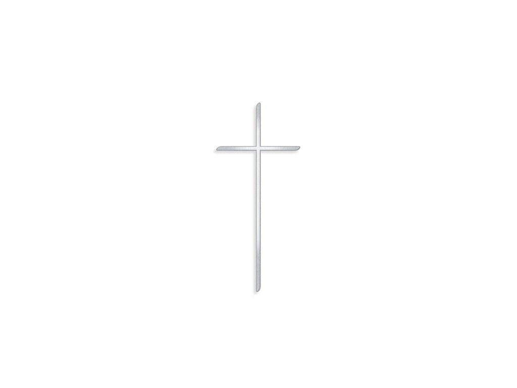 Grabkreuz Hausner aus Edelstahl, 10–45 cm