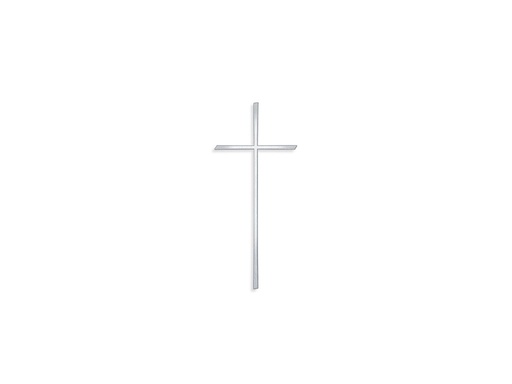 [ST-SK-26077] Grabkreuz mit Inschrift Weidner, rostfreier Stahl, 10–45 cm