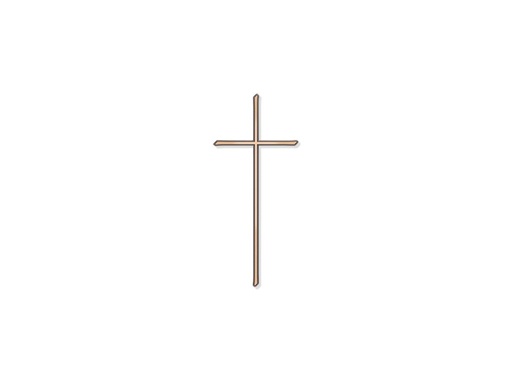 [ST-SK-26078] Grabkreuz Manolia aus Bronze, 10×6 bis 45×15 cm