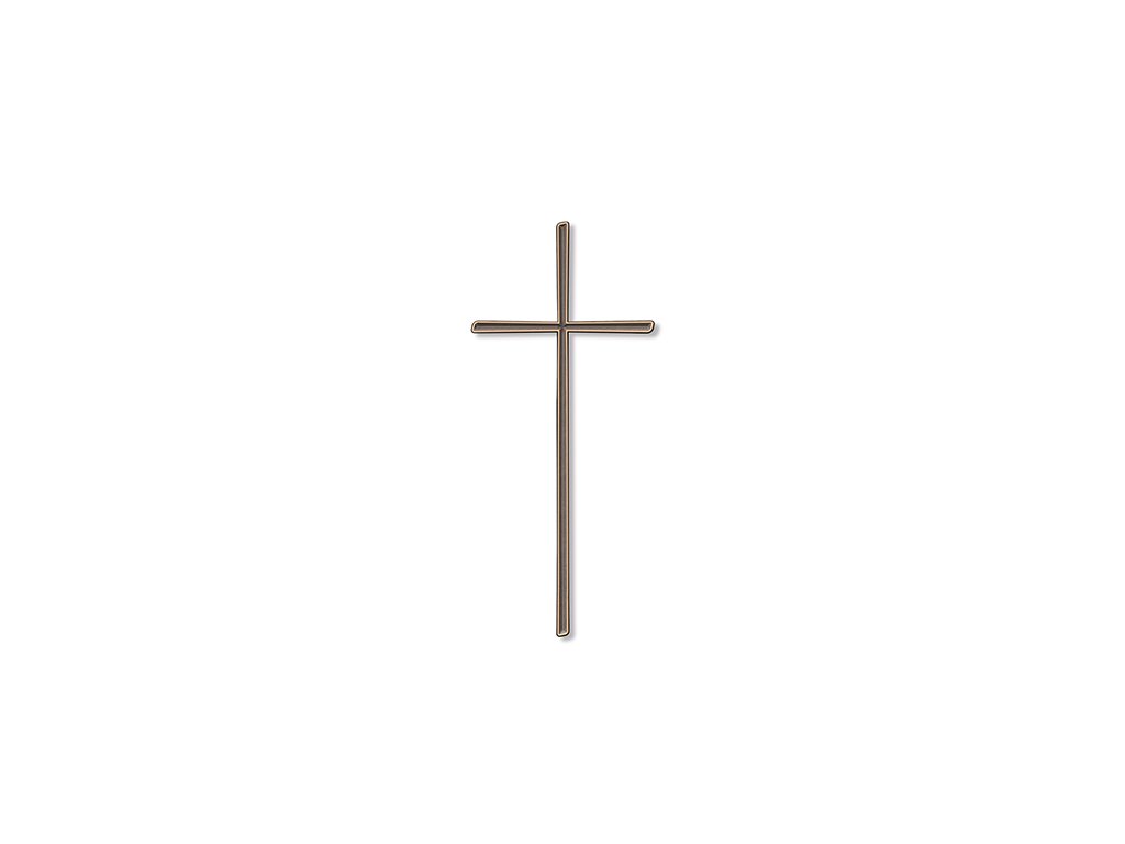Grabkreuz Salita aus Bronze, 10×6 bis 45×15 cm