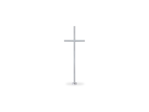 [ST-SK-26901] Grabkreuz aus Edelstahl, freistehend, Höhe 200–1200 mm