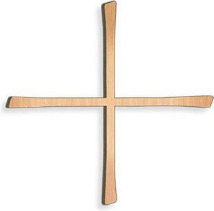 [ST-SK-28034] Gleicharmiges Kreuz für Grabmal, Bronze, 8–30 cm
