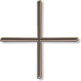 [ST-SK-28079] Gleicharmiges Kreuz mit dem Namen Salita, 12 cm