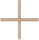 gleicharmiges Kreuz Scalina, Höhe 12 cm